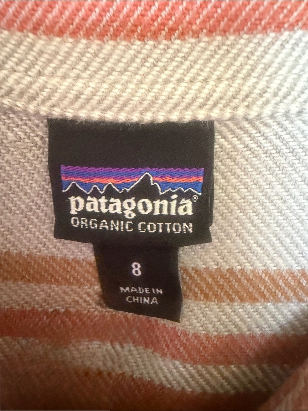 Patagonia Long-Sleeved Fjord
Flannel Shirt Thick 100%
Organic Cotton Size 8 - Picture 7 of 7